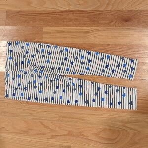 Epic Threads Girls 6 Hearts and Stripes Leggings
